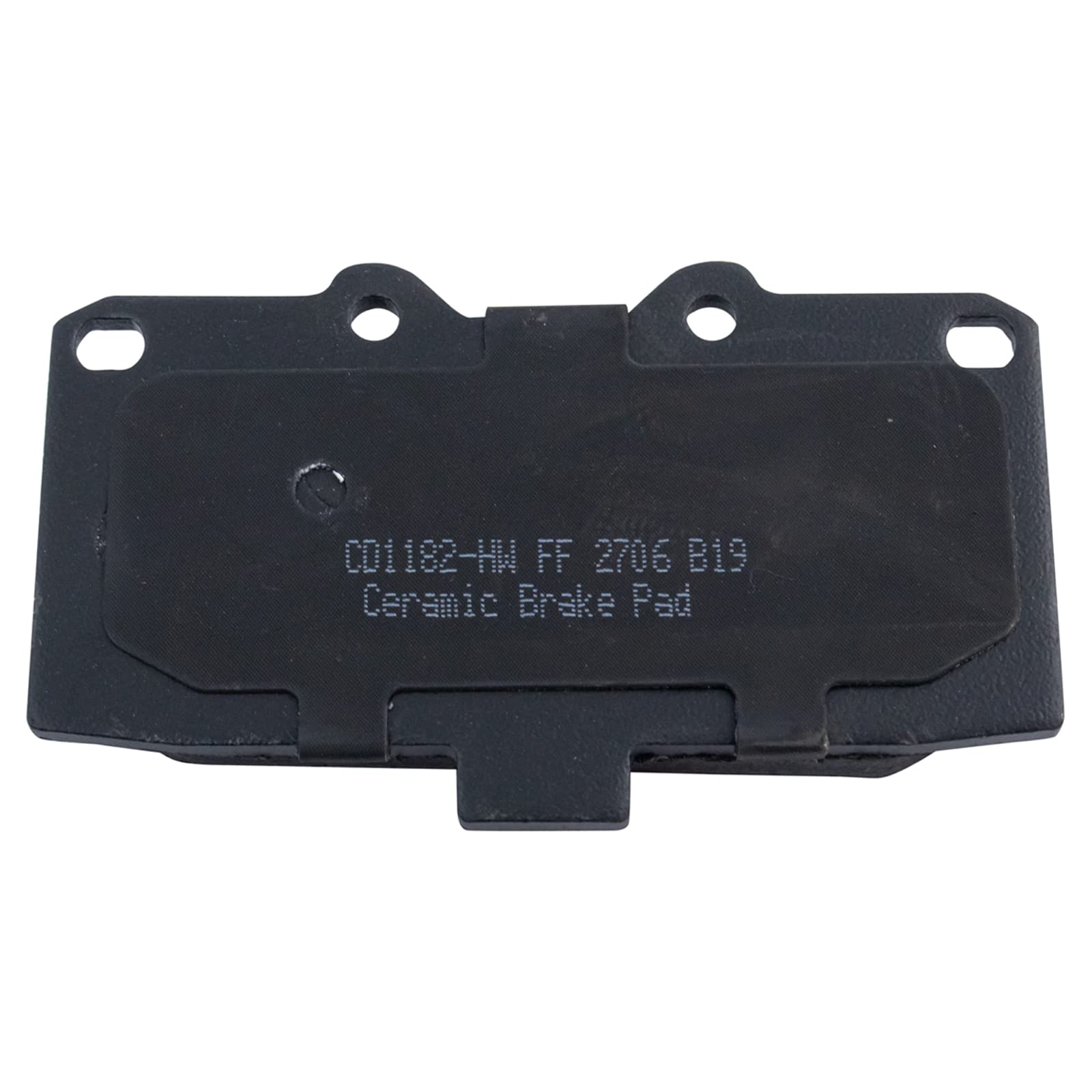 TRQ Front Brake Pads Ceramic Compatible with 2006-2007 Subaru Impreza
