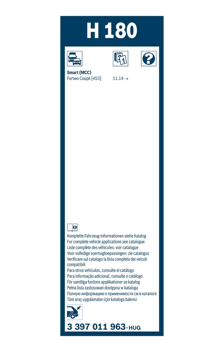 Bosch Wiper Blade 7 Inch - H180