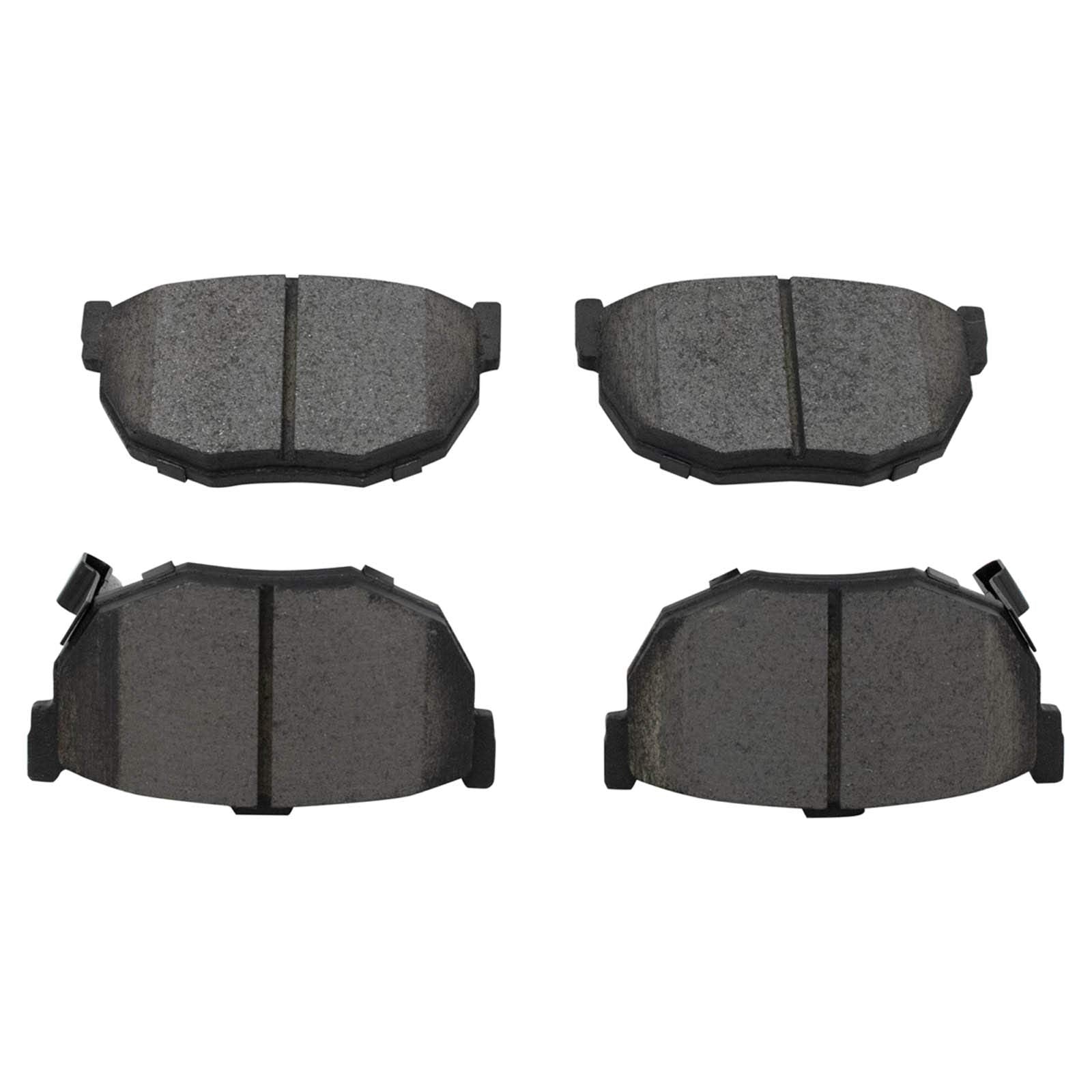 Trq Rear Brake Pads Ceramic Compatible With 1992-2006 Hyundai Elantra 1997-2008 Tiburon 2004-2009 Kia Spectra 2005-2009 Spectra5