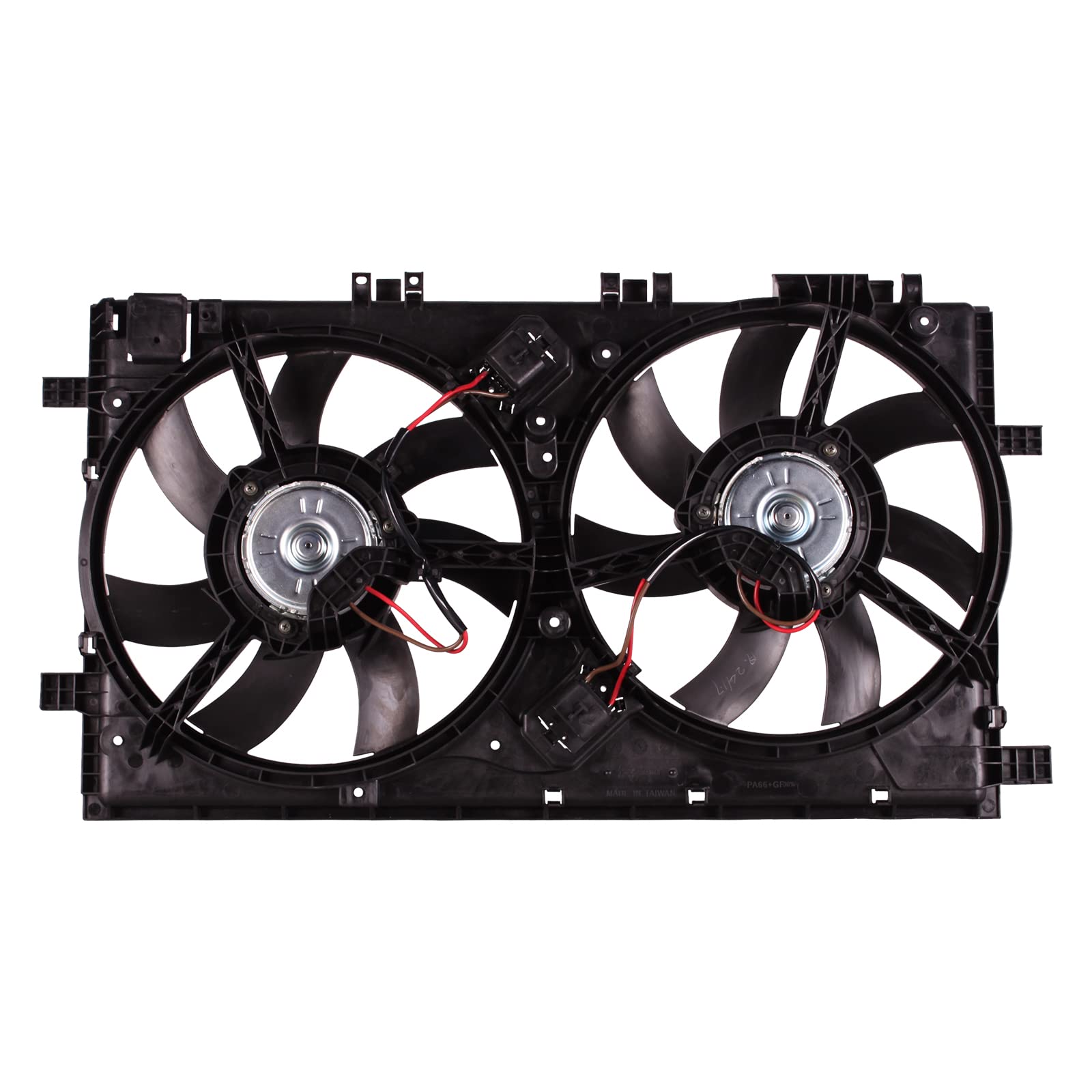 TYG OE Replacement(CAPA Quality) Cooling Fan Extra Silent for 2011-2012 Buick Regal 2.0L, 2010-2011 Saab 9-5 2.0/2.8L | 13241734