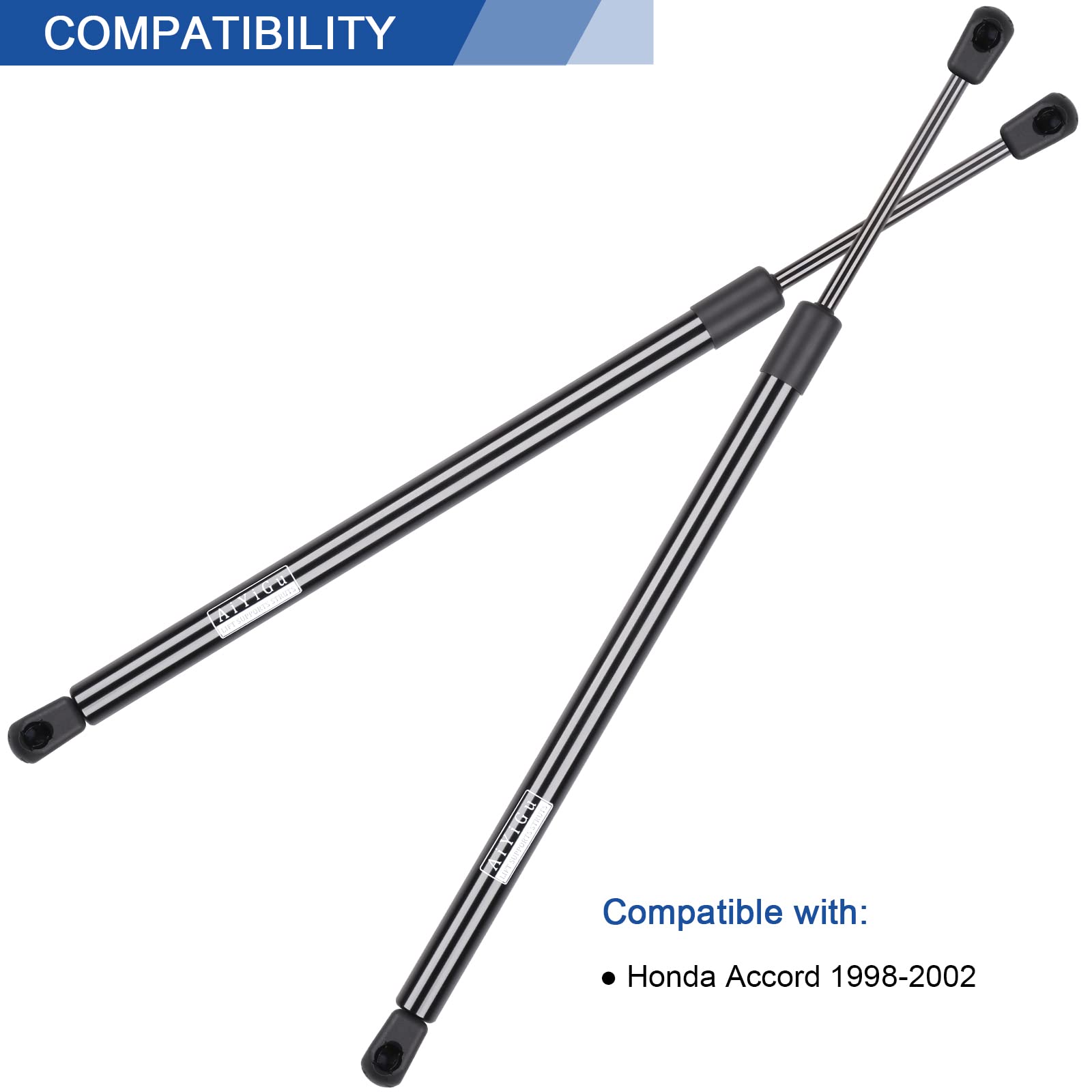AiYiGu Front Hood Struts Shocks Lift Supports Gas Springs 4352 Compatible with Honda Accord 1998 1999 2000 2001 2002, Replacemen