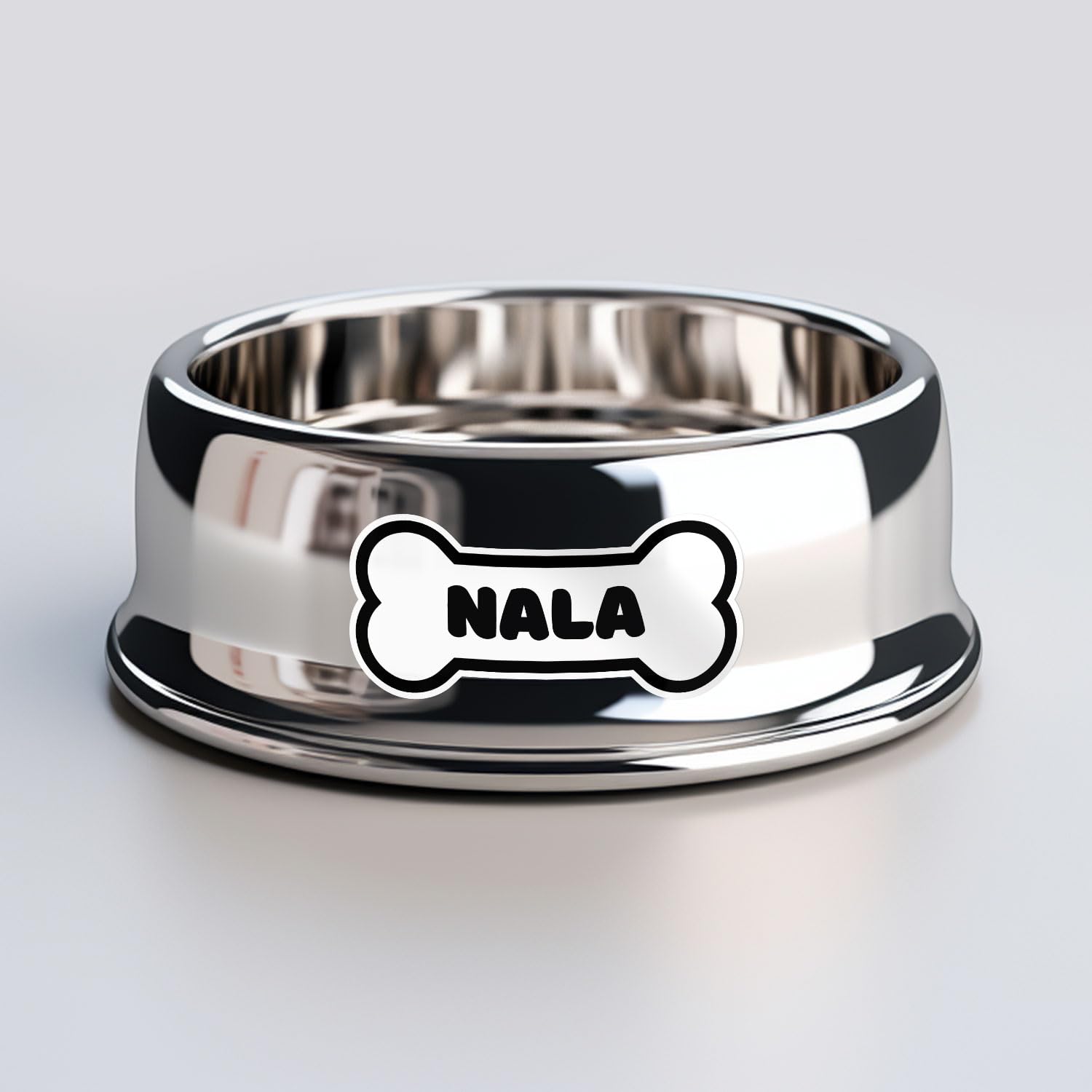 Nala Dog Name Sticker - Waterproof Vinyl Decal For Car Bumper, Laptop, Water Bottle, Wall, And Window, Size - 5'' Longer Side