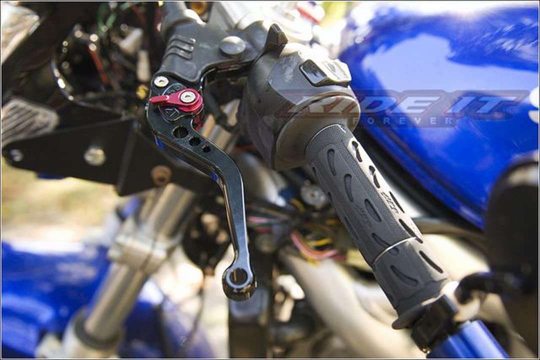 RIDE IT FOREVER Short Brake Clutch Levers, Aluminum, Black, CBR500R/CB500F/X 2013-2021, GROM 2014-2024,