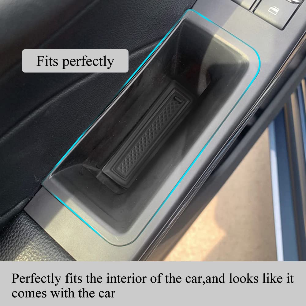 Vesul Front/Rear Row Door Side Storage Box Compatible With Ford Escape 2020 2021 2022 2023 2024 2025 Armrest Phone Container Door Organizer Handle Pocket Abs Tray Insert Glove Pallet