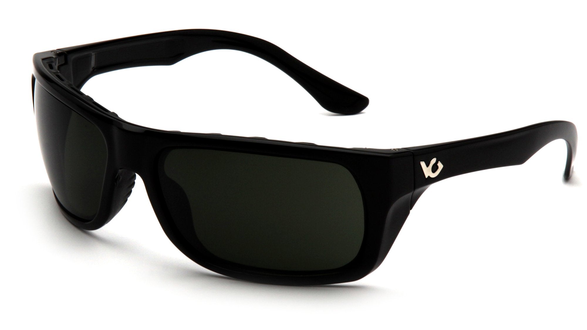 Venture Gear Vallejo Safety Glasses Black Frame/Forest Gray Anti-Fog Lens