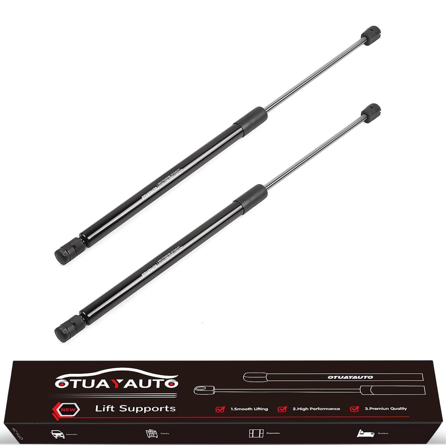 Otuayauto Front Hood Struts, Hood Lift Support Shock Replacement For 2010-2015 Lexus Rx350 Rx450H, 6755 53440-0E020 Sg229046, Pa