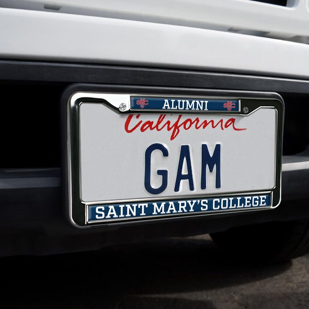 GRAPHICS & MORE Alumni License Plate Frame - Metal, Full Size, Saint Mary's Gaels Design