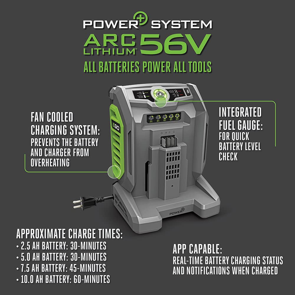 Ego Power+ Ch7000 700W Turbo Charger, Black