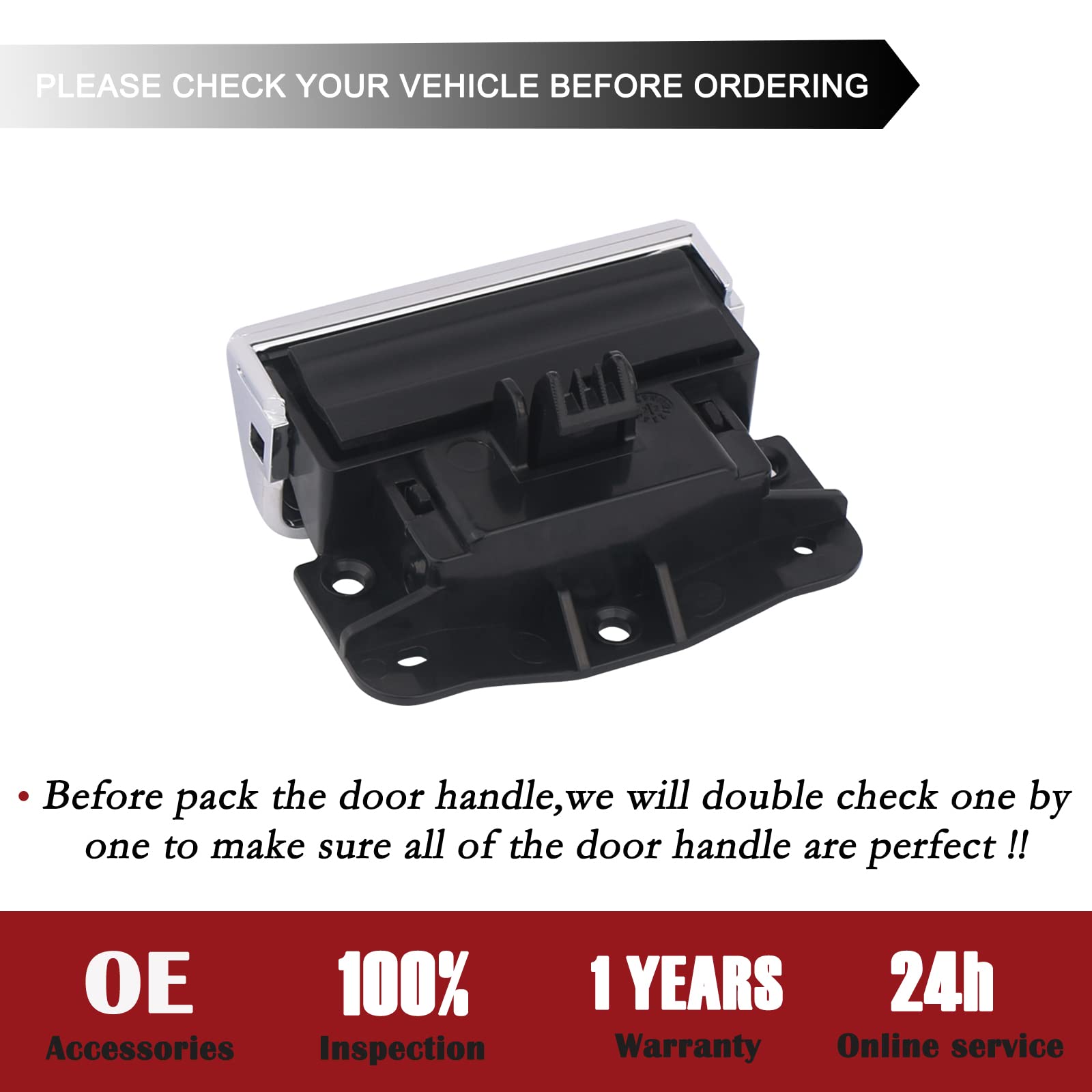 Tqponly Center Console Latch Handle Compatible With 2013-2017 Dodge Ram 1500 2500 3500 4500 5500 Replaces 68230371Aa