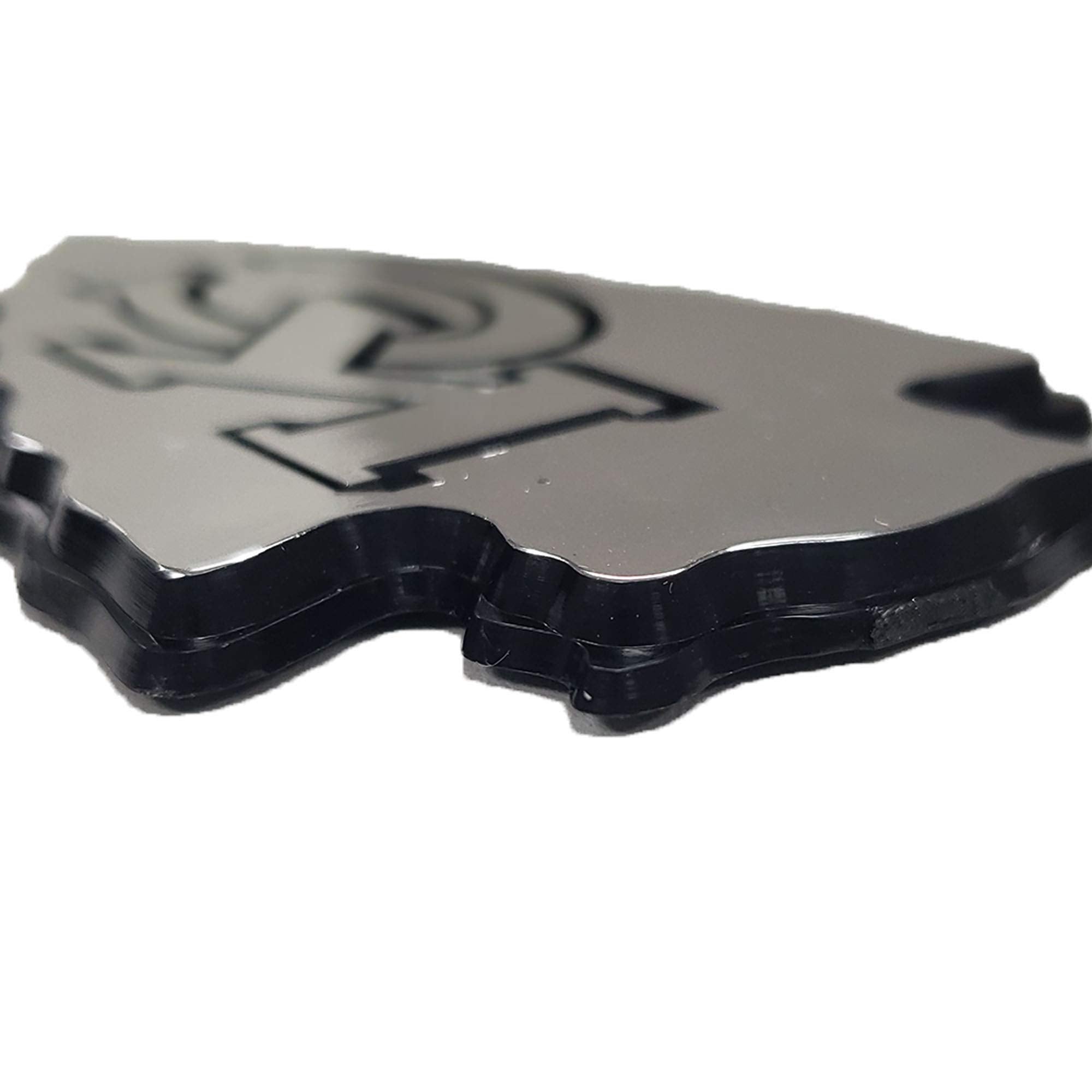 Nevada Wolfpack Molded Chrome Plastic Emblem