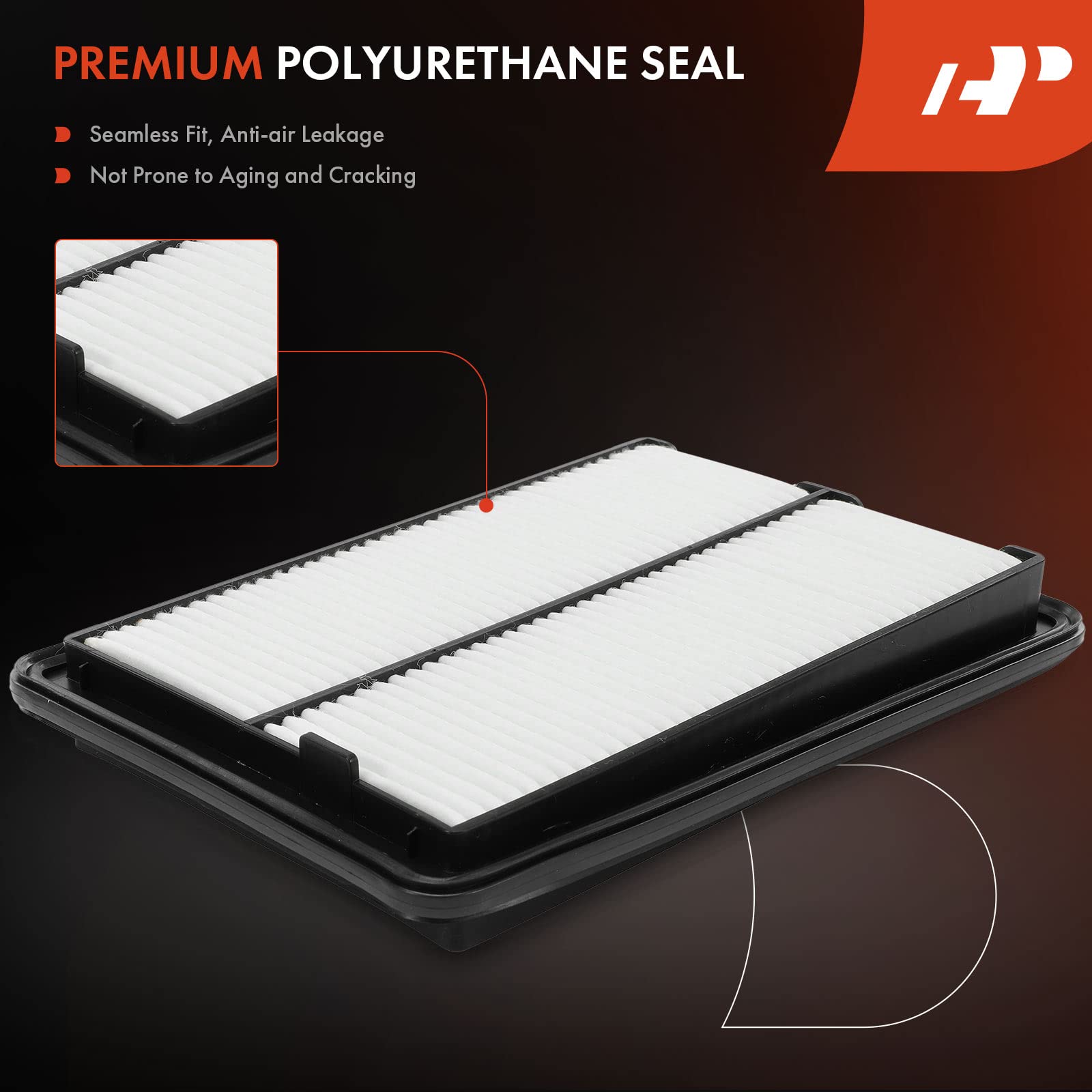 A-Premium Engine Air Filter Compatible with Nissan Models - Rogue(2014-2020), Rogue Sport(2017-2022), Qashqai(2017-2022) - Rigid