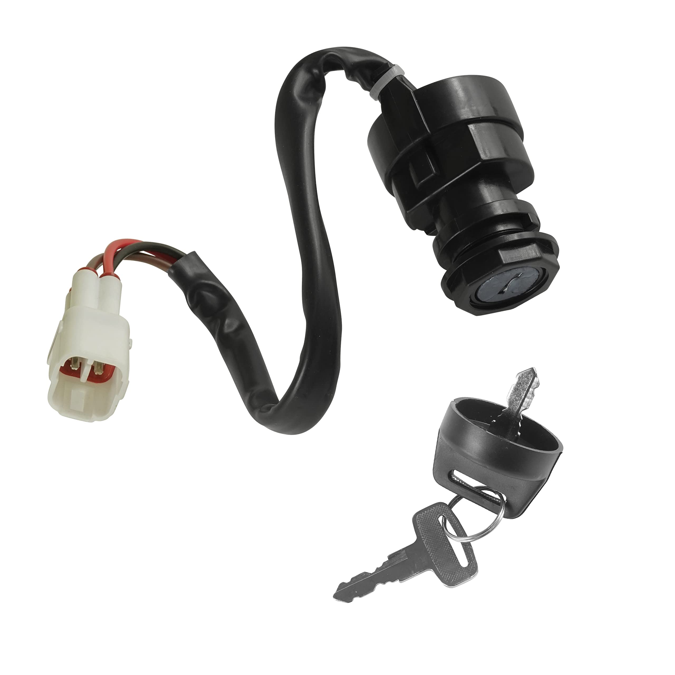 Caltric Ignition Key Switch Compatible With Yamaha Warrior 350 Yfm350 1996 1997 1998 1999 2000 2001 Atv