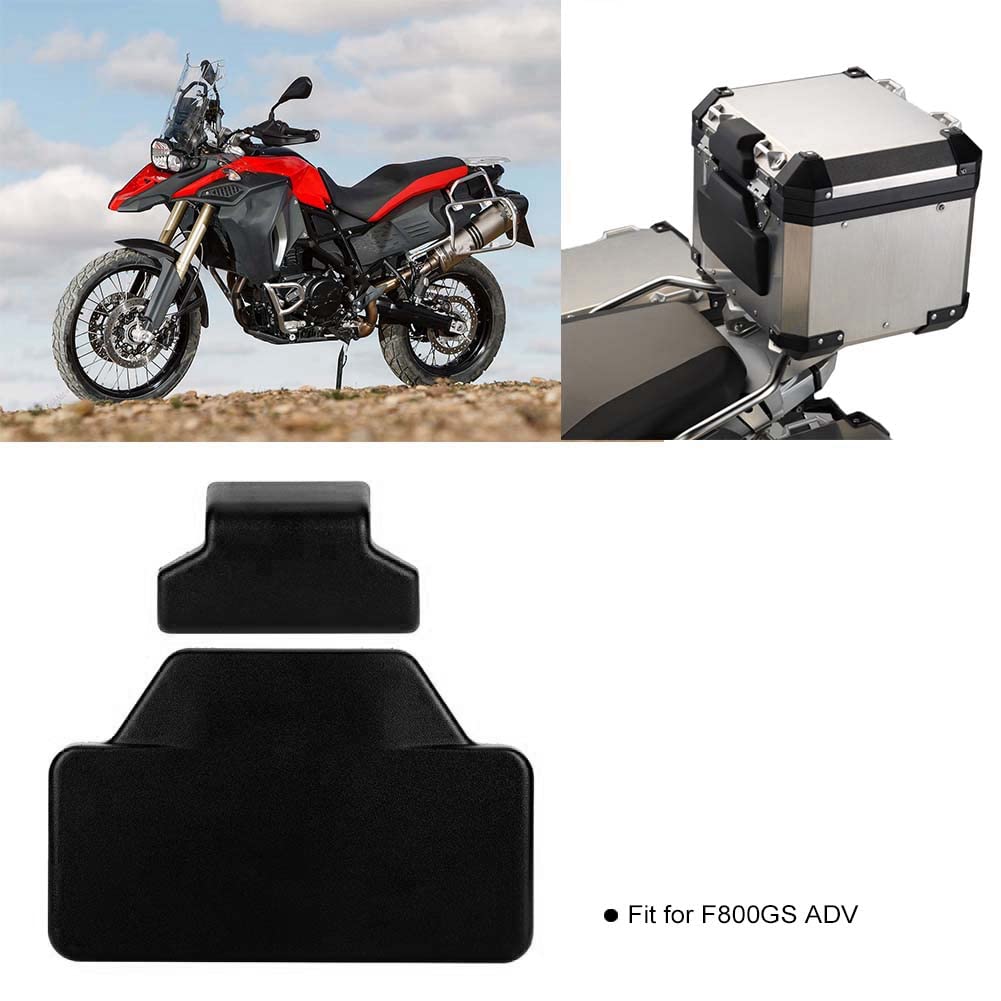 Motorcycle Back Pad, Motorcycle Rear Seat Pad Trunk Passenger Backrest For F800Gs For F800Gs Adv For R1200Gs For R1200Gs Adv (Black)
