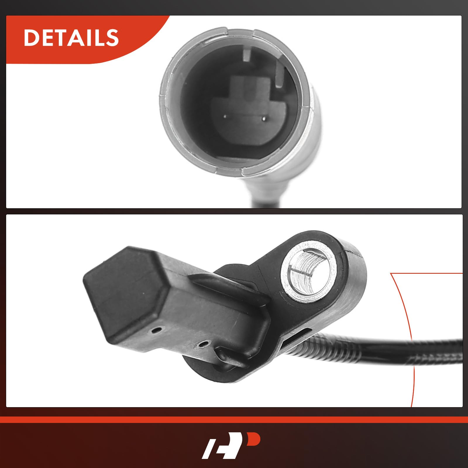 A-Premium Rear Left Or Right Abs Wheel Speed Sensor - Compatible With Bmw Models - 128I 2008-2013, 323I 2006-2007/2009-2011, 325