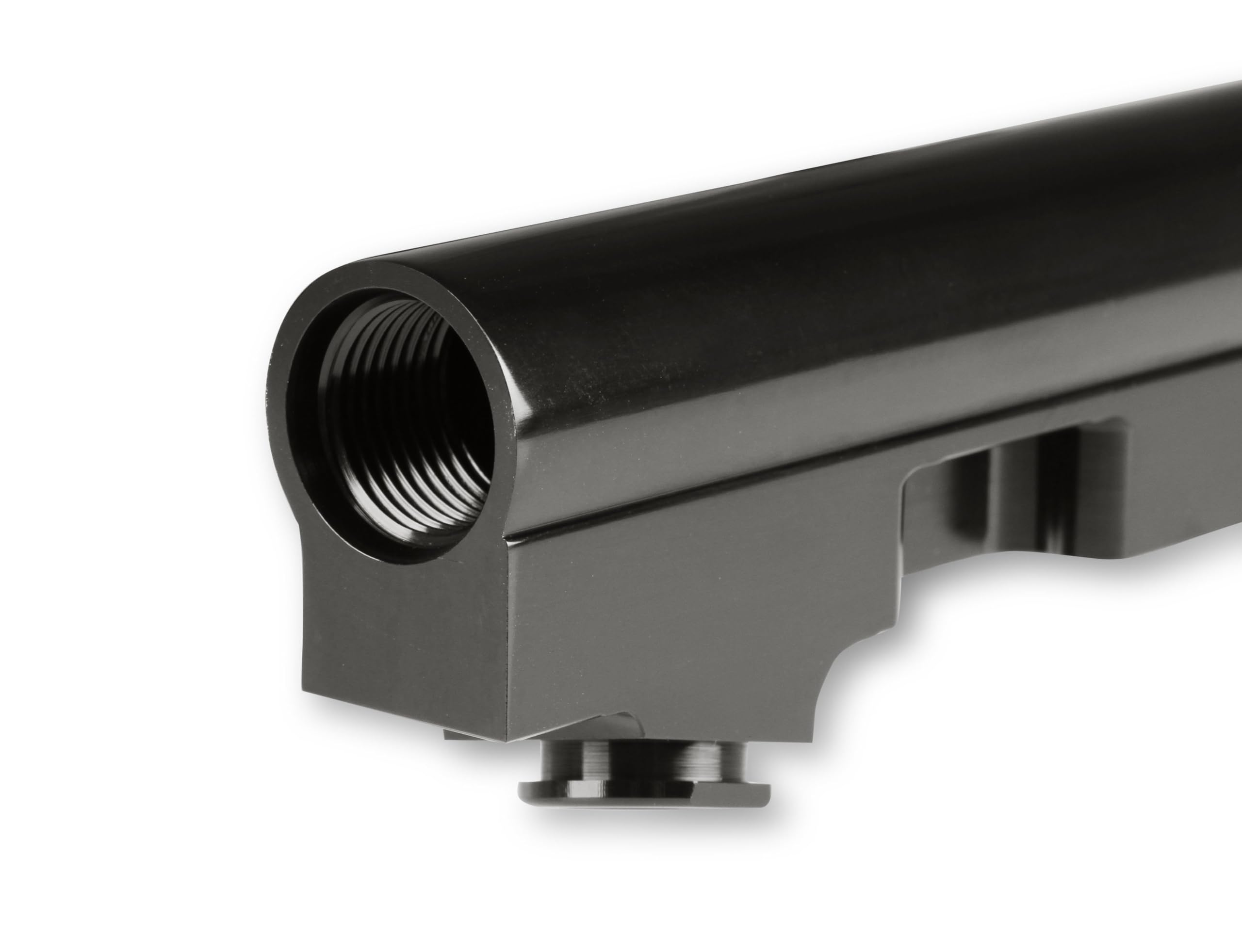 Holley EFI Billet Fuel Rail Kit for Stock Truck LS Intakes - Model 534-244, Plastic Material