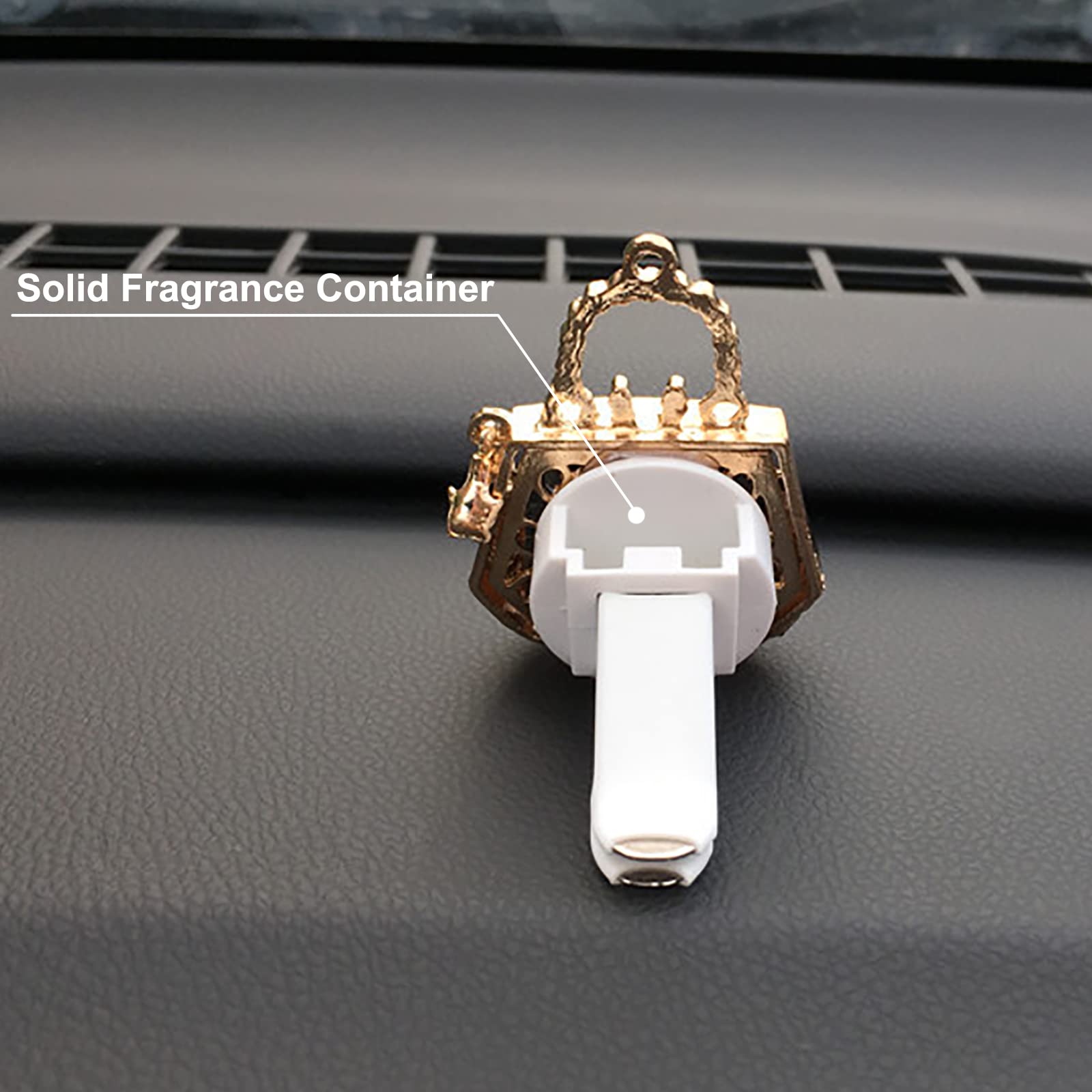 2 Pieces Crystal High Heel Shoe And Magic Bag Air Vent Clips Rhinestone Car Air Freshener Clip Bling Car Clip Gift Decorations C