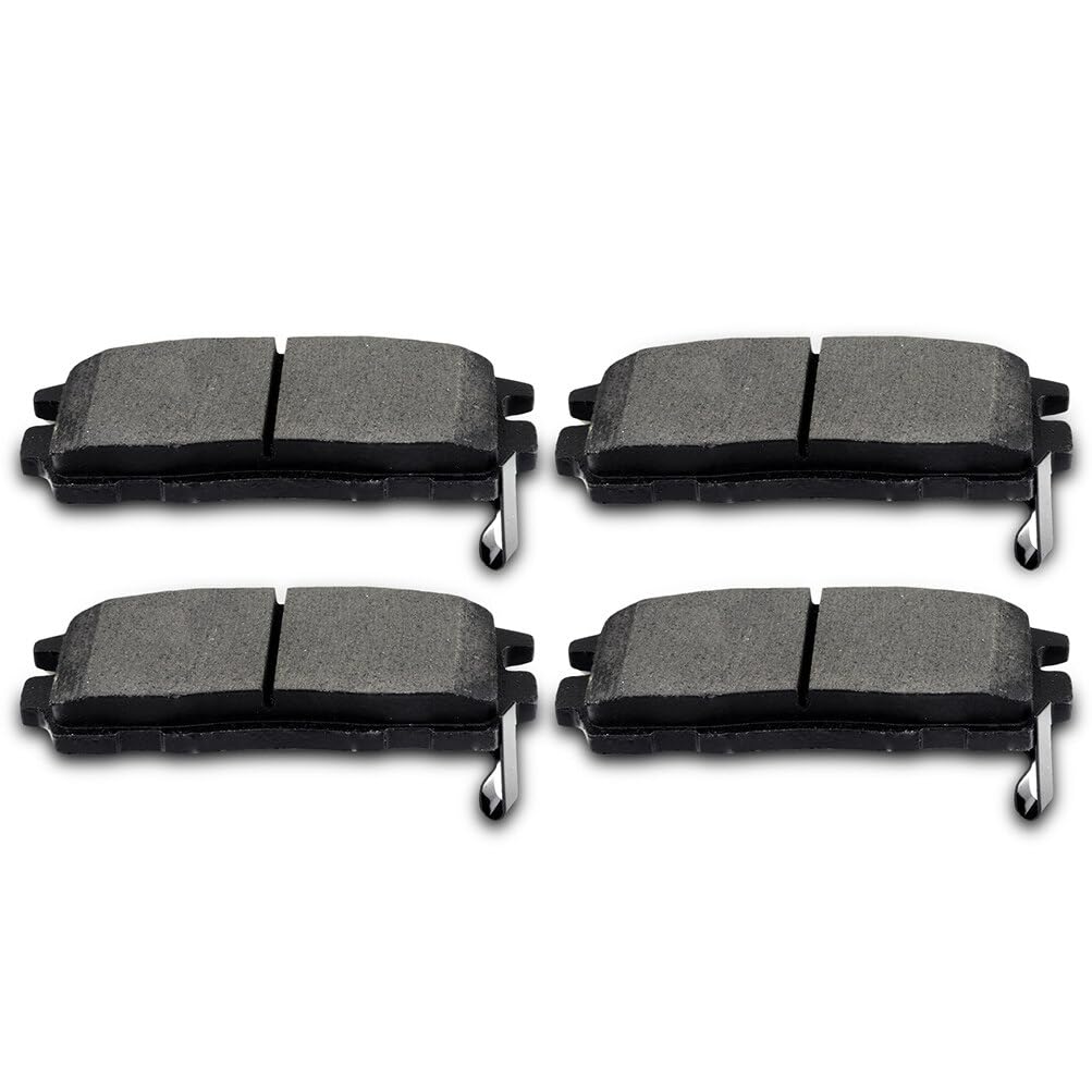 Cciyu D1275 Rear Ceramic Disc Brake Pads Kit For Chevrolet Captiva Sport 12-15,For Chevrolet Equinox 07-17,For Gmc Terrain 10-17