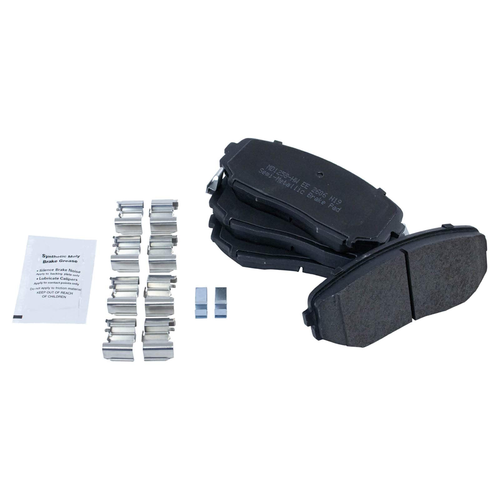 Trq Front Brake Pads & Rotor Kit Compatible With 2007-2015 Mazda Cx-9