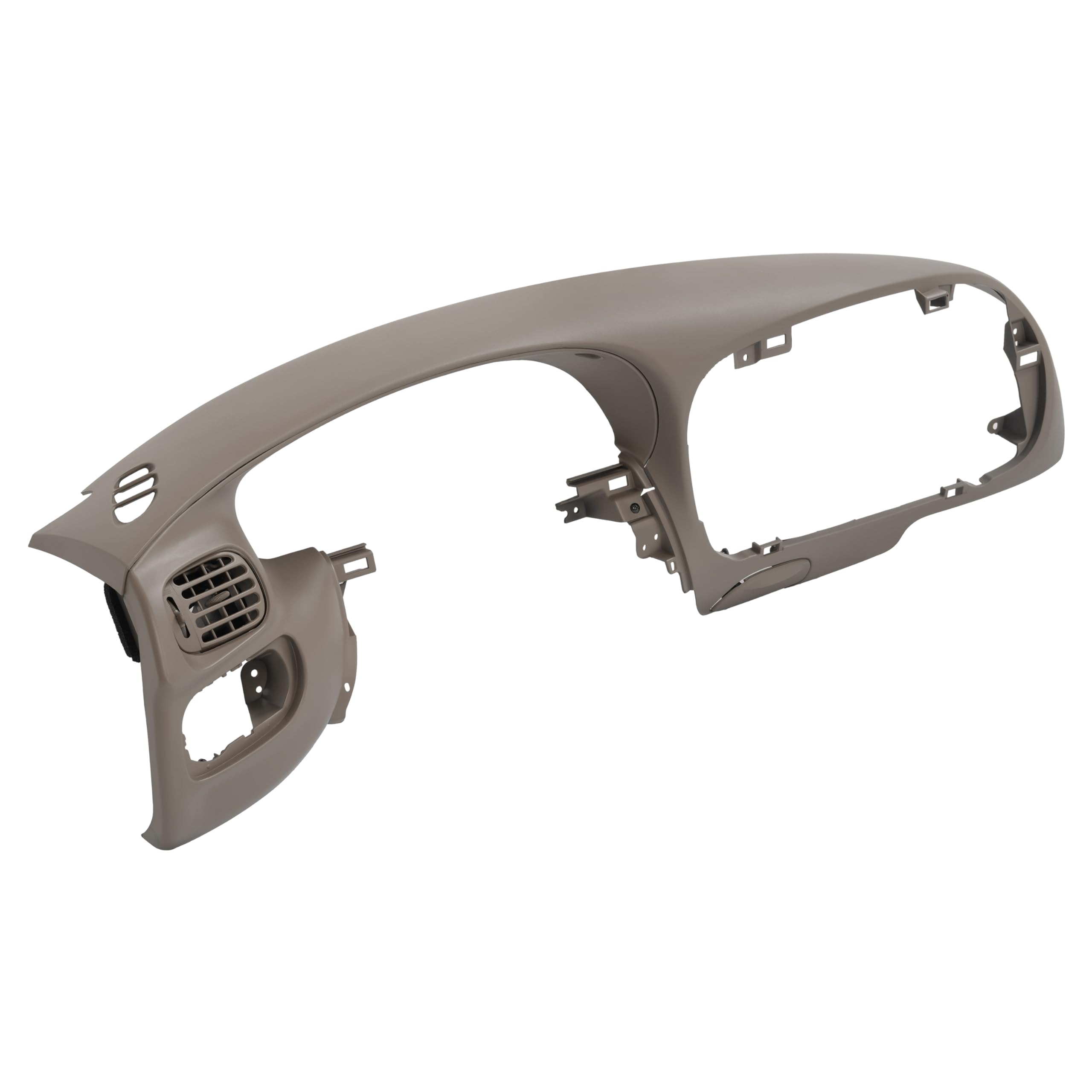 HECASA Dash Pad Bezel Compatible with 1997-2003 Ford F-150 Expedition ABS Plastic Brown Dash Trim Bezel Replacement