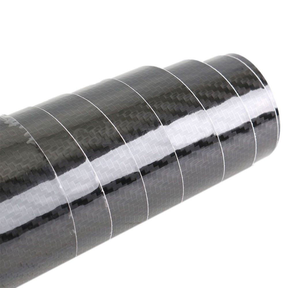 Lzlrun 5D High Gloss Carbon Fiber Vinyl Wrap - Outdoor Rated For Automotive Use - 1.5Ft X 5Ft Knife + Hand Tool