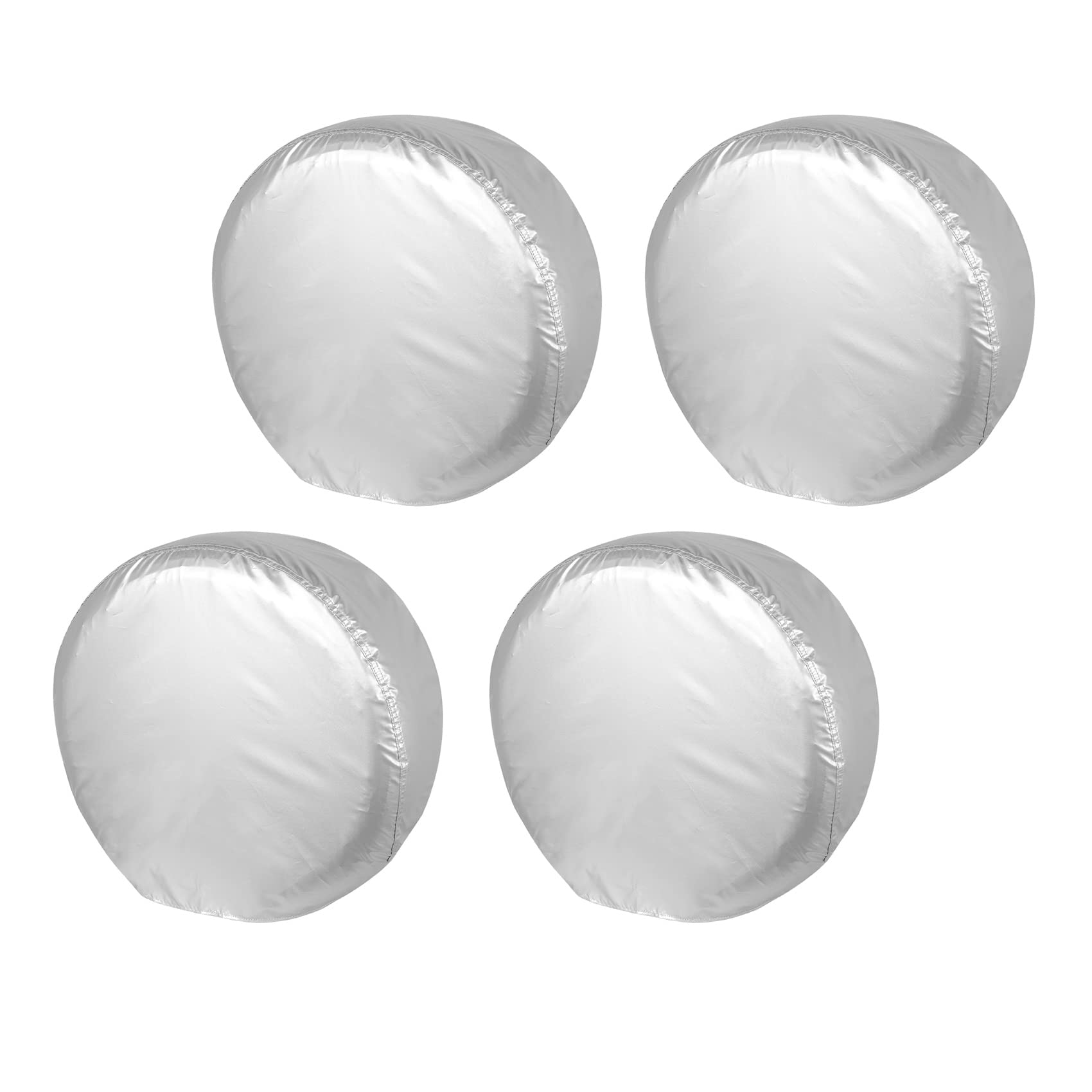 Explore Land Weatherproof Tire Covers 4 Pack Alumium Wheel Protector For Truck, Suv, Trailer, Camper, Rv,S (Fits Diameter 32 ''-