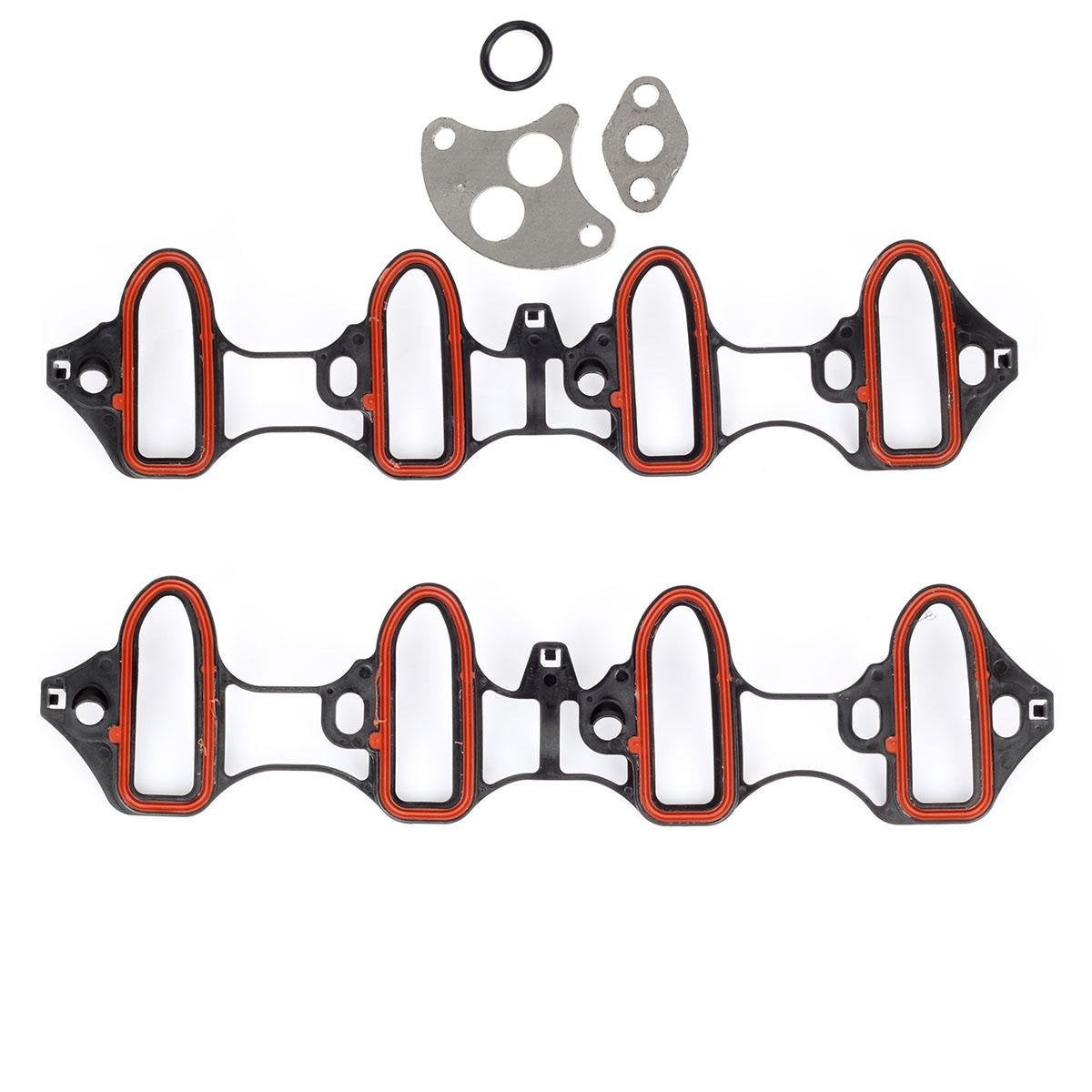 Vincos Intake Manifold Gasket Compatible with Tahoe 00-03, Silverado/Sierra 01-03, 5.3L, 6.0L - Durable Engine Gasket Replacement