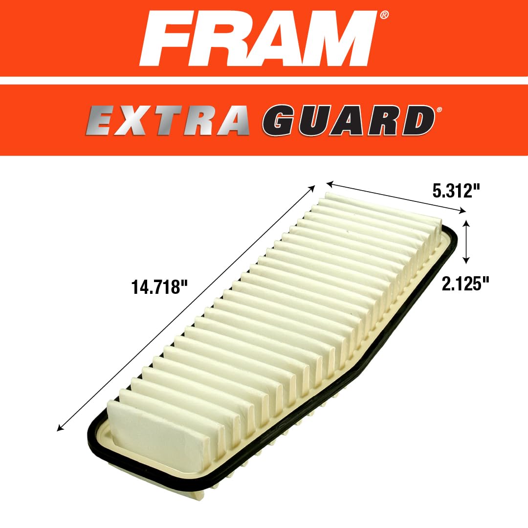 Fram Extra Guard Ca9359 Replacement Engine Air Filter For Select Toyota Rav4 Model, Provides Up To 12 Months Or 12,000 Miles Fil