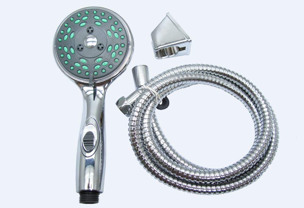 Empire Faucets American Brass CRD-DX-APS80C RV Deluxe 5-Function Massaging Shower Kit with Pressure Assist and Water Saving Feat