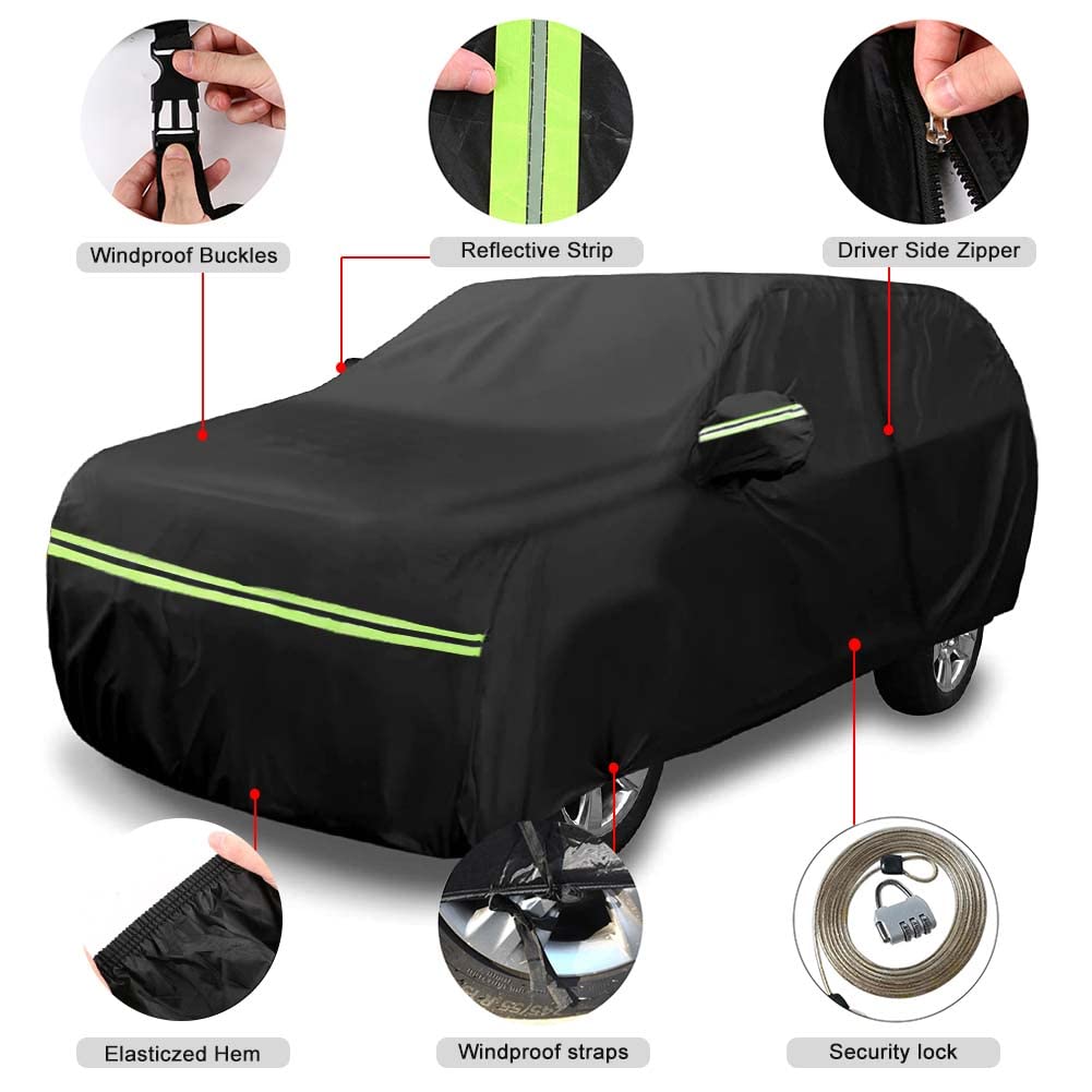 Waterproof Car Covers Replace For 2019-2025 Toyota Corolla Cross, 6 Layers All Weather Custom-Fit Outdoor Full Car Covers With Z