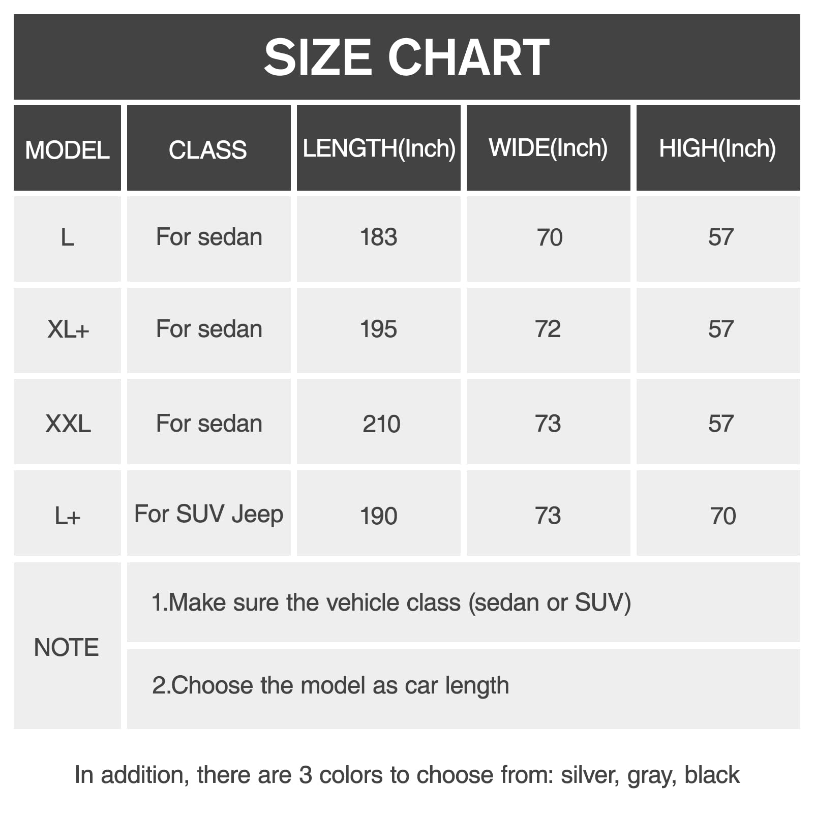 Car Cover Waterproof All Weather, 6 Layers Full Exterior Covers With Zipper Cotton, Mirror Pocket. Outdoor Car Cover Uv Snow Rai