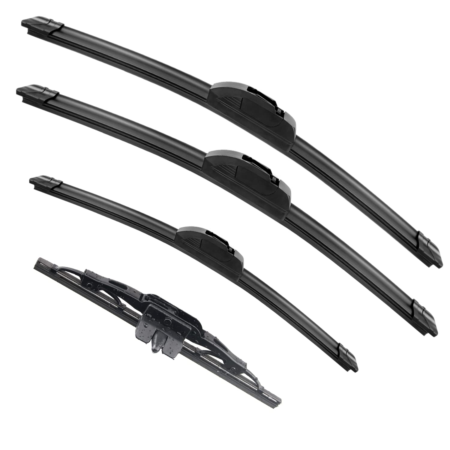 Emithsun Oem Quality Premium All-Season Windshield Wiper Blades Replacement For Toyota Fj Cruiser 2007-2014,Easy Diy Install 16'+14'+14'+10' (Set Of 4)