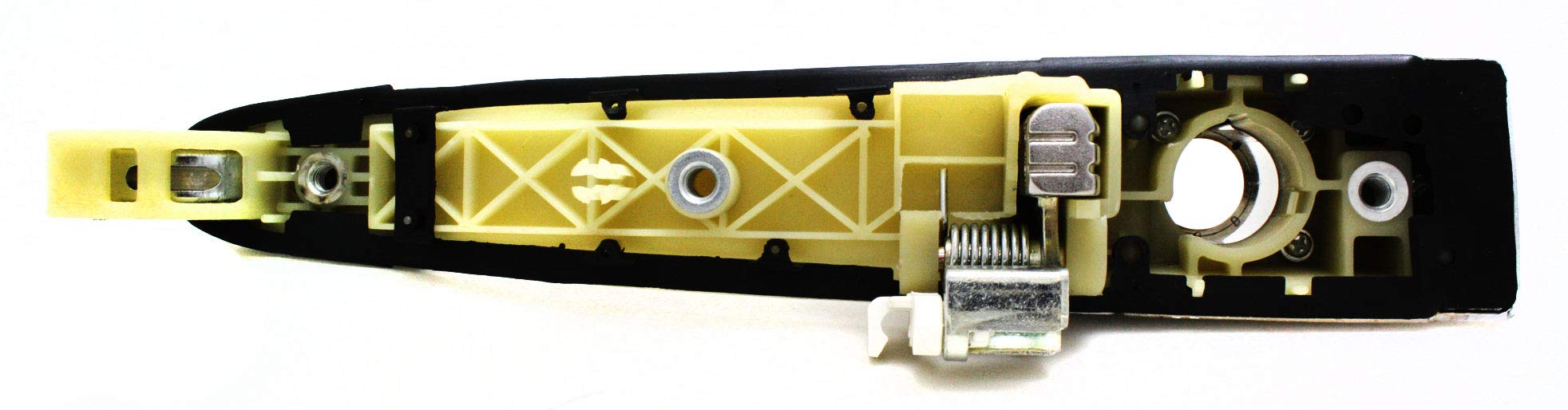 Evan Fischer Exterior Door Handle Compatible With 2006-2012 Kia Sedona, Fits 2007-2008 Hyundai Entourage Front, Driver Side Partslink Hy1310122