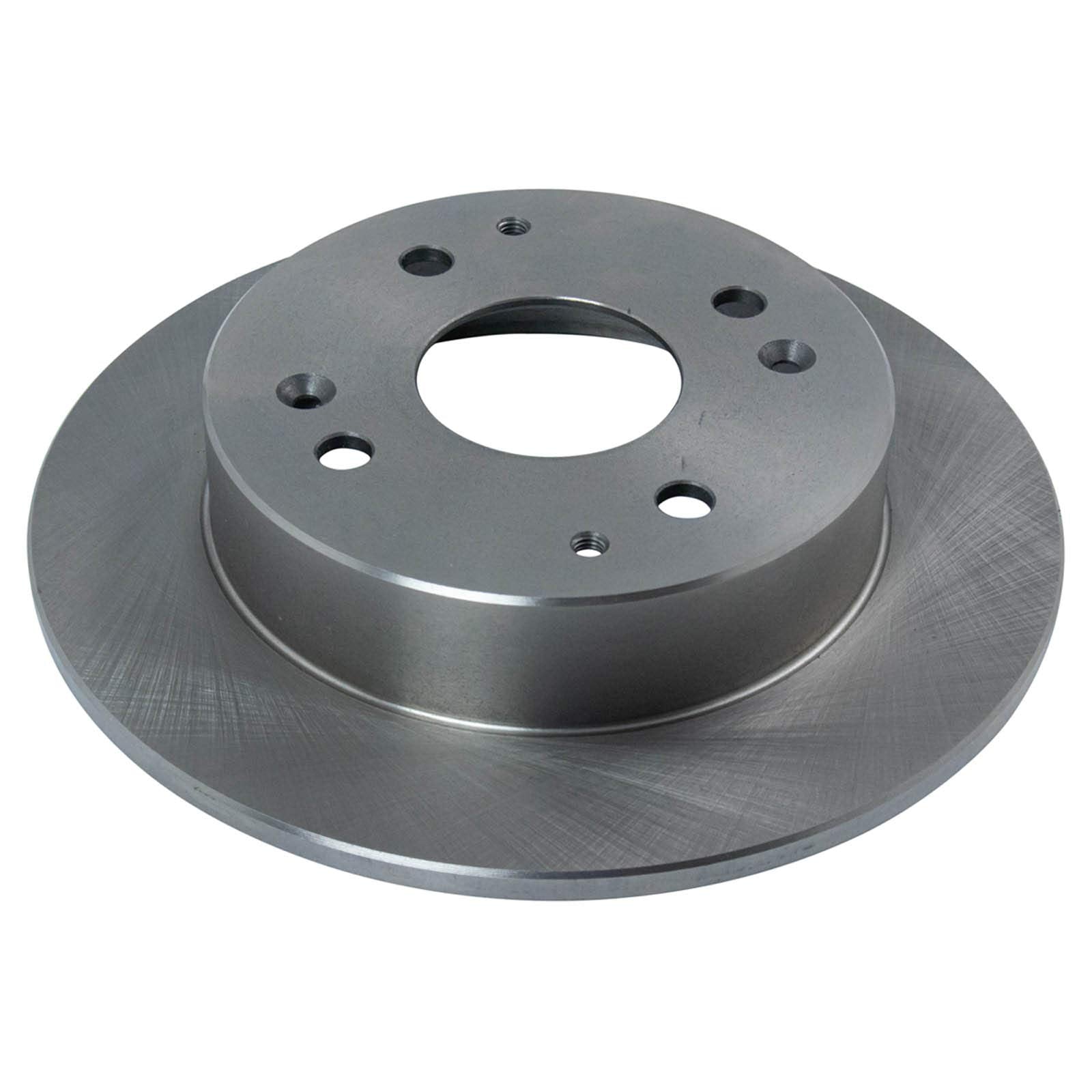 TRQ Rear Brake Pad & Rotor Kit Brake Pads Brake Rotor Ceramic Compatible with 1998-1999 Acura CL 1998-2002 Honda Accord