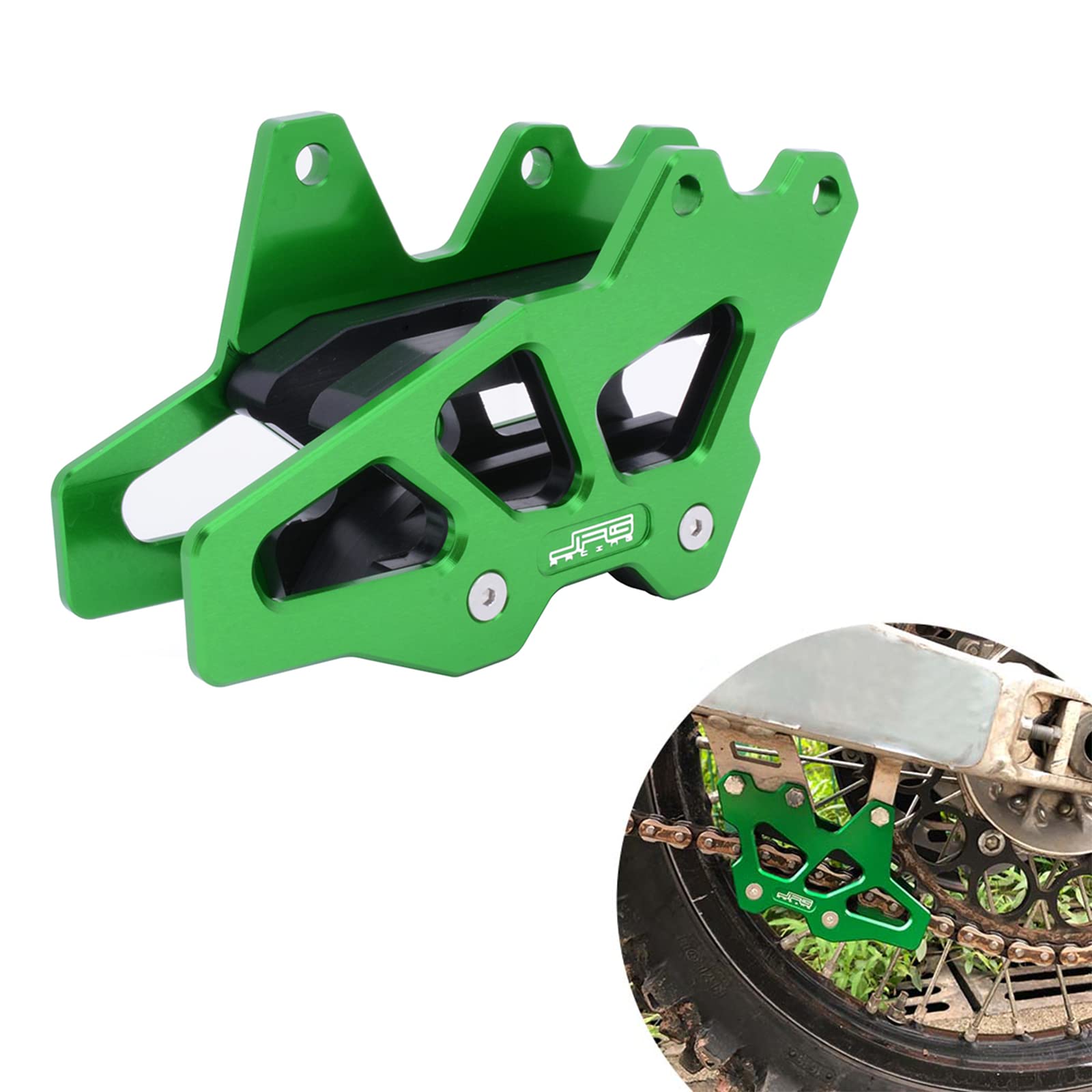 AnXin Motorcycle CNC Chain Guide Guard Protection for KX250F 2009-2018 KX250 2019-2024 KX450F 2009-2018 KX450 2019-2024 KLX450R 