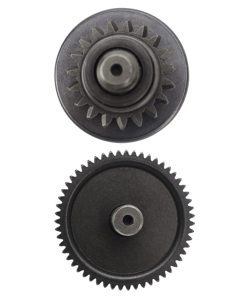Soarider Starter & Bendix Relay for Polaris Sportsman 700/800, Ranger 700/800 XP, RZR 800, Metal, Silver, Model SMD26-DXQ002