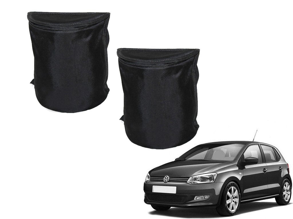 Kozdiko Semi Cylindrical Car Dustbin Set of 2 Pcs for Volkswagen Polo