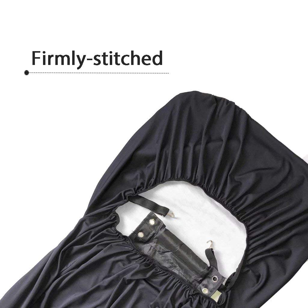 TSVAGA Bright Blue Galaxy Universe Car Seat Cover Full Set Universal Fit Auto Seats Protector Covers Elastic Spandex Material Su