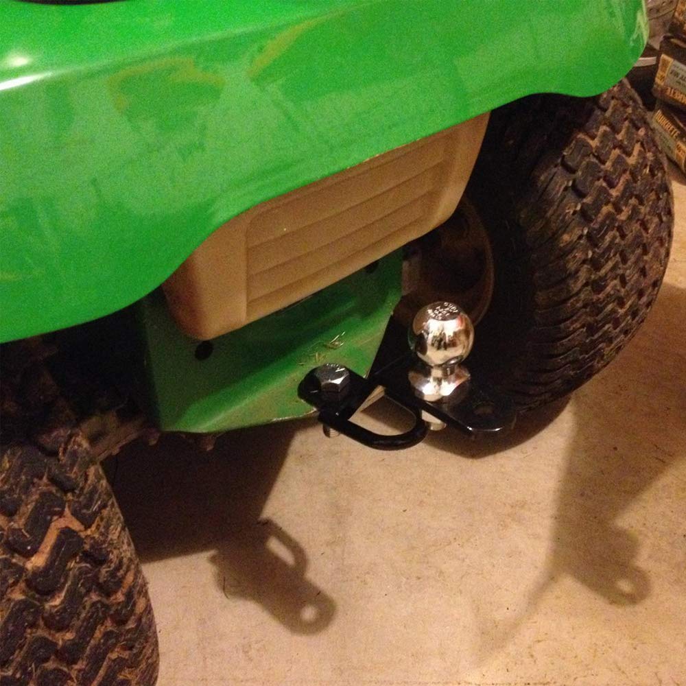 NIXFACE Heavy Duty ATV/UTV Three-Way Hitch Attachment - Metal, Black, Model FBANI-S106