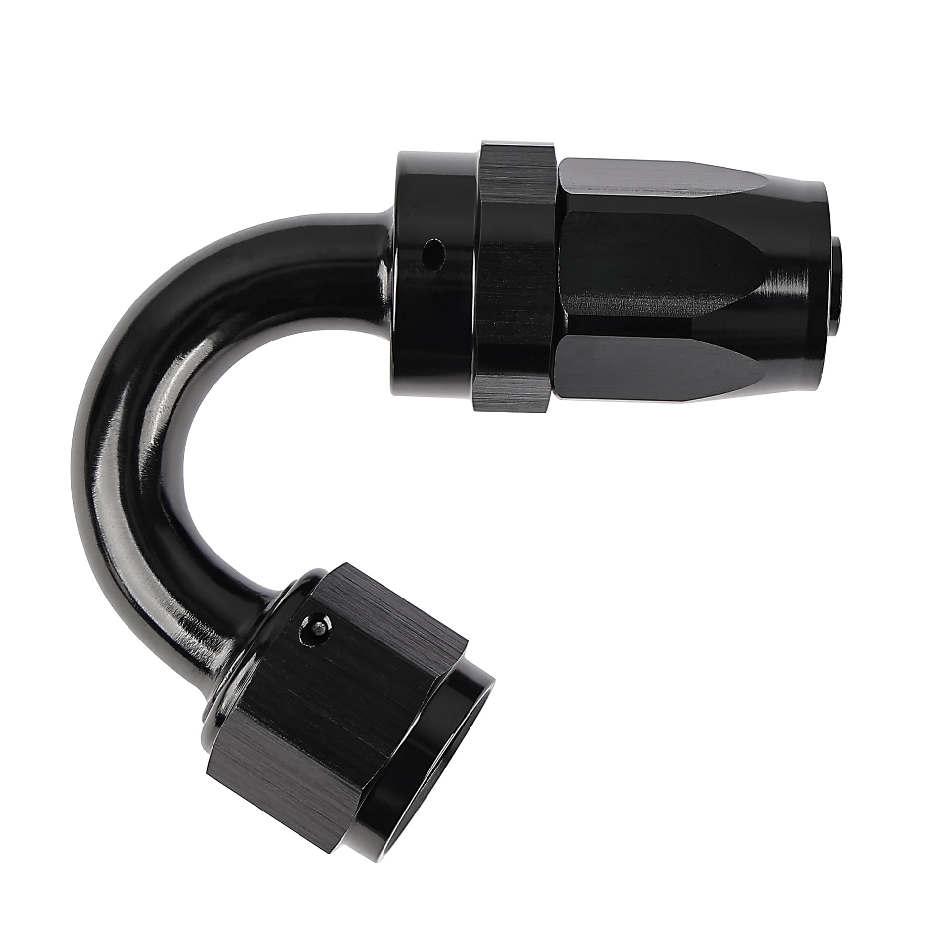 Evil Energy 16An Hose End Fitting 150 Degree Swivel For Cpe Braided Fuel Hose Black
