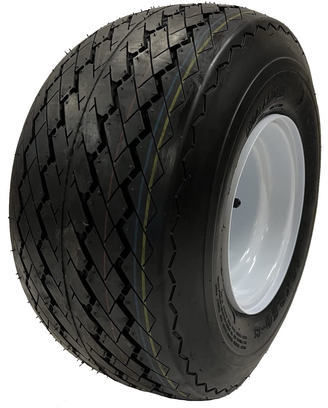 eCustomrim 2-Pack Golf Cart Tires On Rims 18 X 8.5 X 8 18-850-8 18X8.50-8 White 4 Lug 18 in.