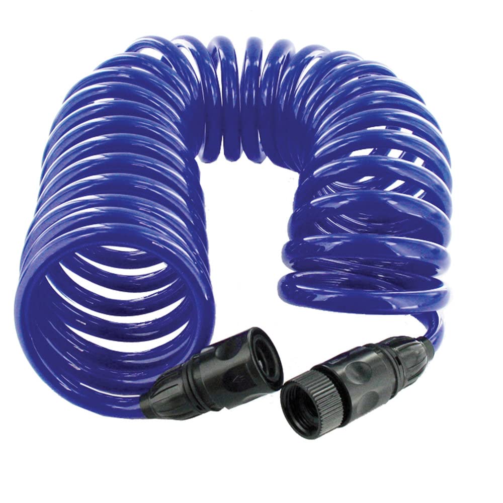 Valterra W01-0022 EZ Coil-N-Store Drinking Water Hose - 25 , Blue
