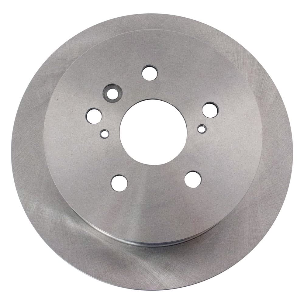 Trq Rear Brake Rotors Set Solid Compatible With 2009-2015 Toyota Venza