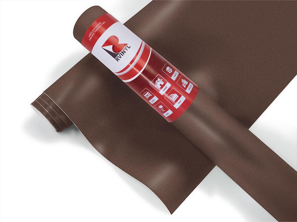 3M 2080 Series M209 Matte Brown Metallic - 5Ft X 1Ft - 5Sq Ft - Dual Cast Lustrous Vinyl Car Wrapping Film - Bubble Free Vehicle