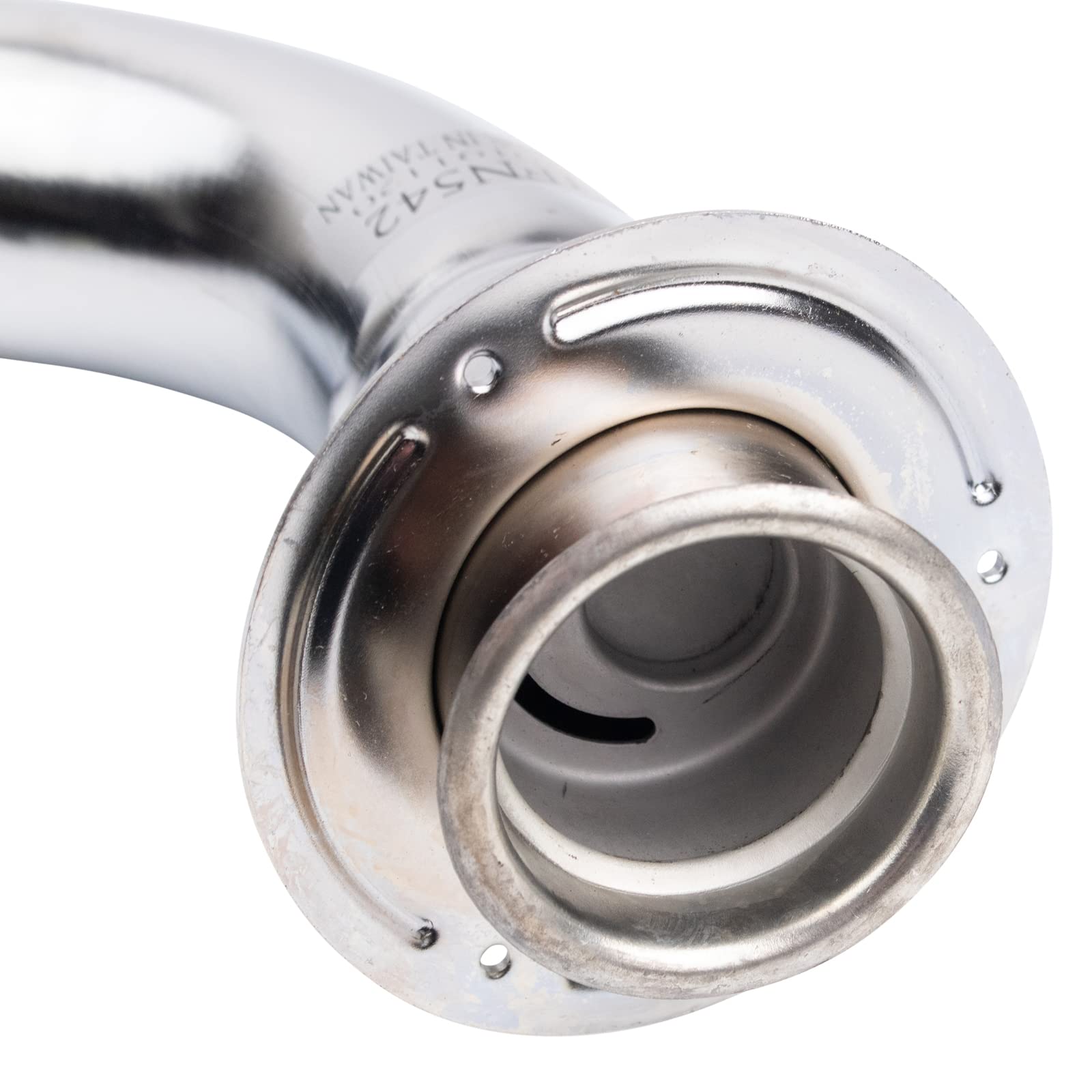 Trq Midship Tank Mounted Fuel Tank Filler Neck Silver Compatible With 1990-1996 Ford F-150 F-250 1997 F-250 Hd 1990-1997 F-350