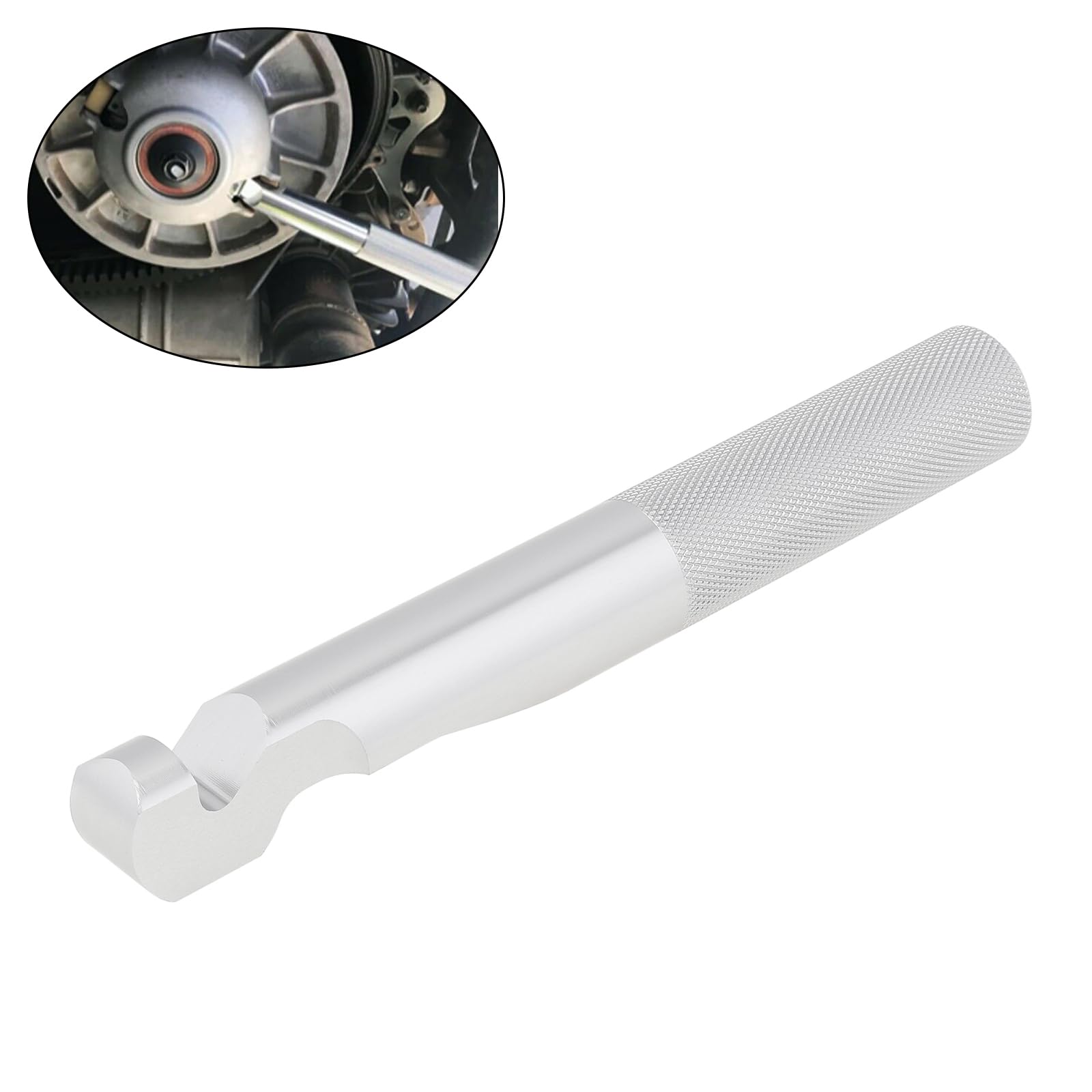 Windance Aluminum Alloy Belt Changing Tools Fit For Polaris Rzr / 800S 900S 1000S / Xp 800 Xc 900 Motorcycle, Silver Belt Replac