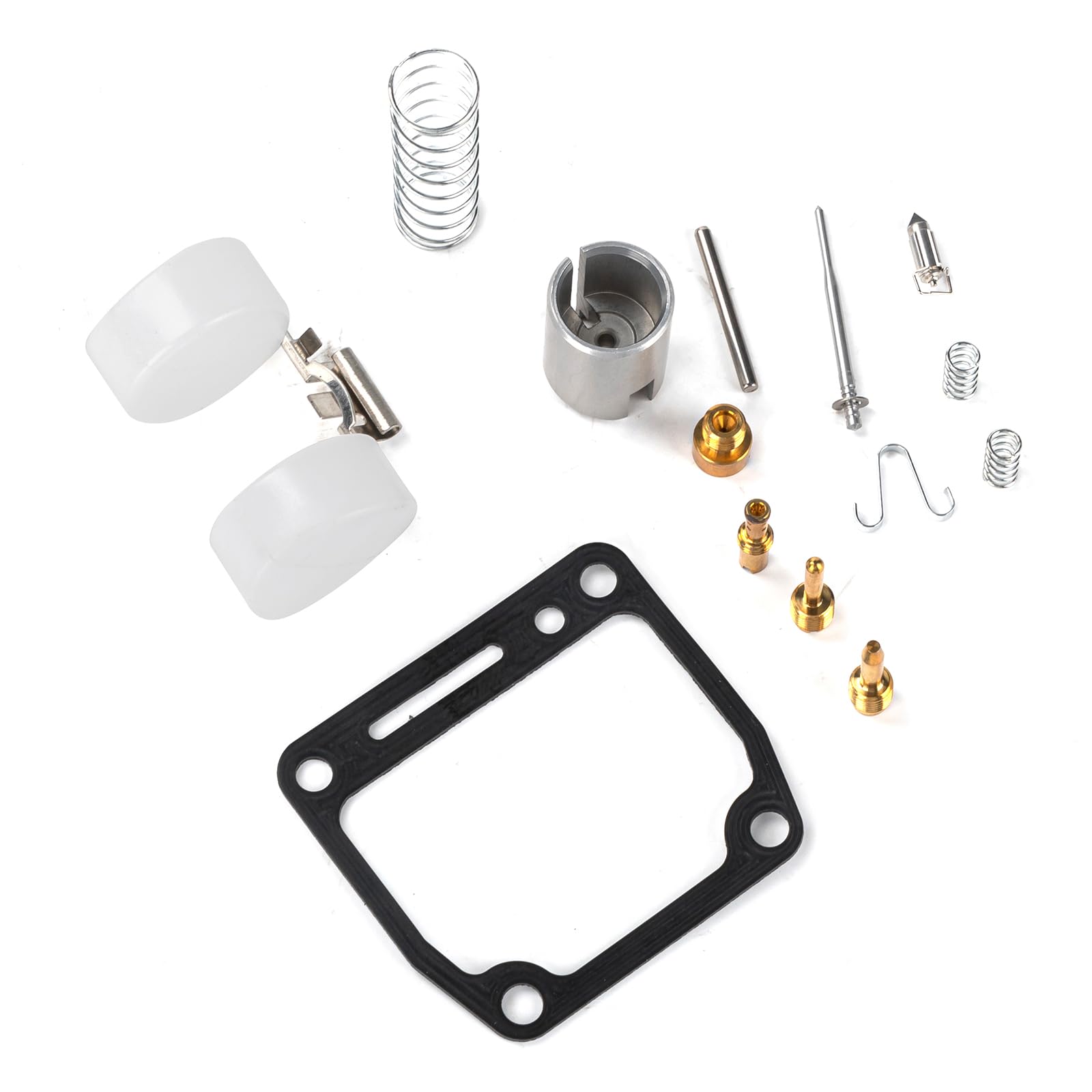 SUNQIAO PW80 Carburetor Repair Kit - Needle, Float, Gasket for Yamaha Y-Zinger & PEEWEE 80 Kid Bikes (1981-2009)