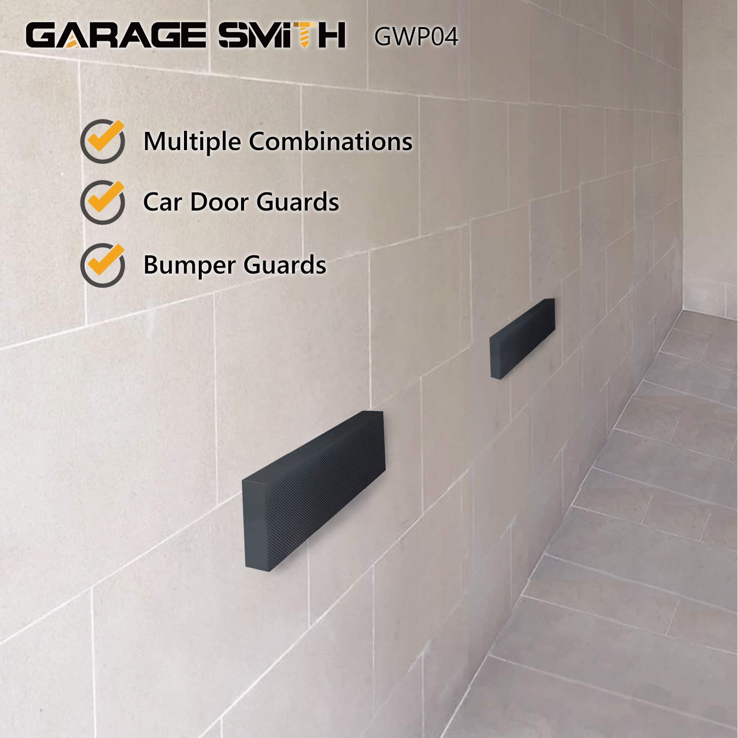 Garage Smith Gwp04 Garage Wall Protector Car Door Protectors, Designed In Germany (4-Pack)