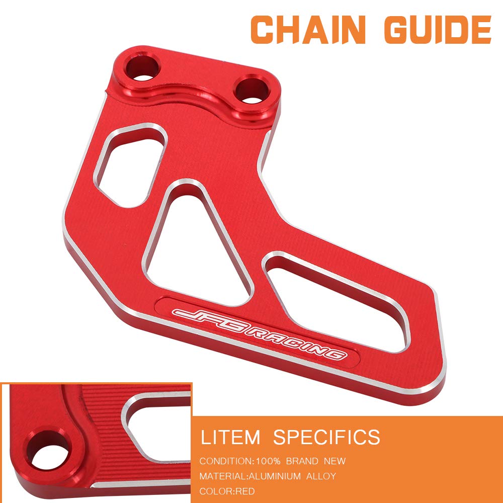 Motorcycle Chain Guard Guide Protection Cnc Aluminum Fits For Xr100R 1985-2003 Xr80R 1985-2003 Crf100F 2004-2013 Crf80F 2004-201