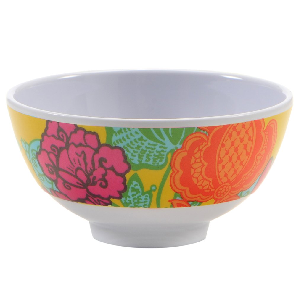 French Bull Melamine Mini Bowl, 4-Piece Set, 10 Fluid Ounces, Small Serving Bowl - Snack, Condiment, Dip, Dessert, Ice Cream - S
