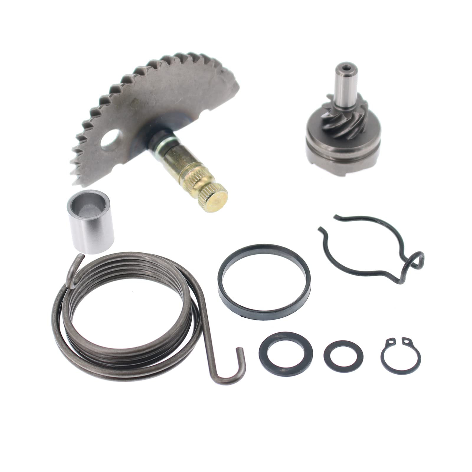 Glixal Gy6 49Cc 50Cc 80Cc 100Cc Kick Start Gear Shaft With Idle Gear Sets For 139Qmb 139Qma Chinese Scooter Moped Atv Go Kart En